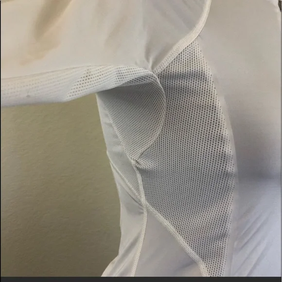 Athleta Forerunner Half Zip White Sweatshirt G. - Picture 13 of 14